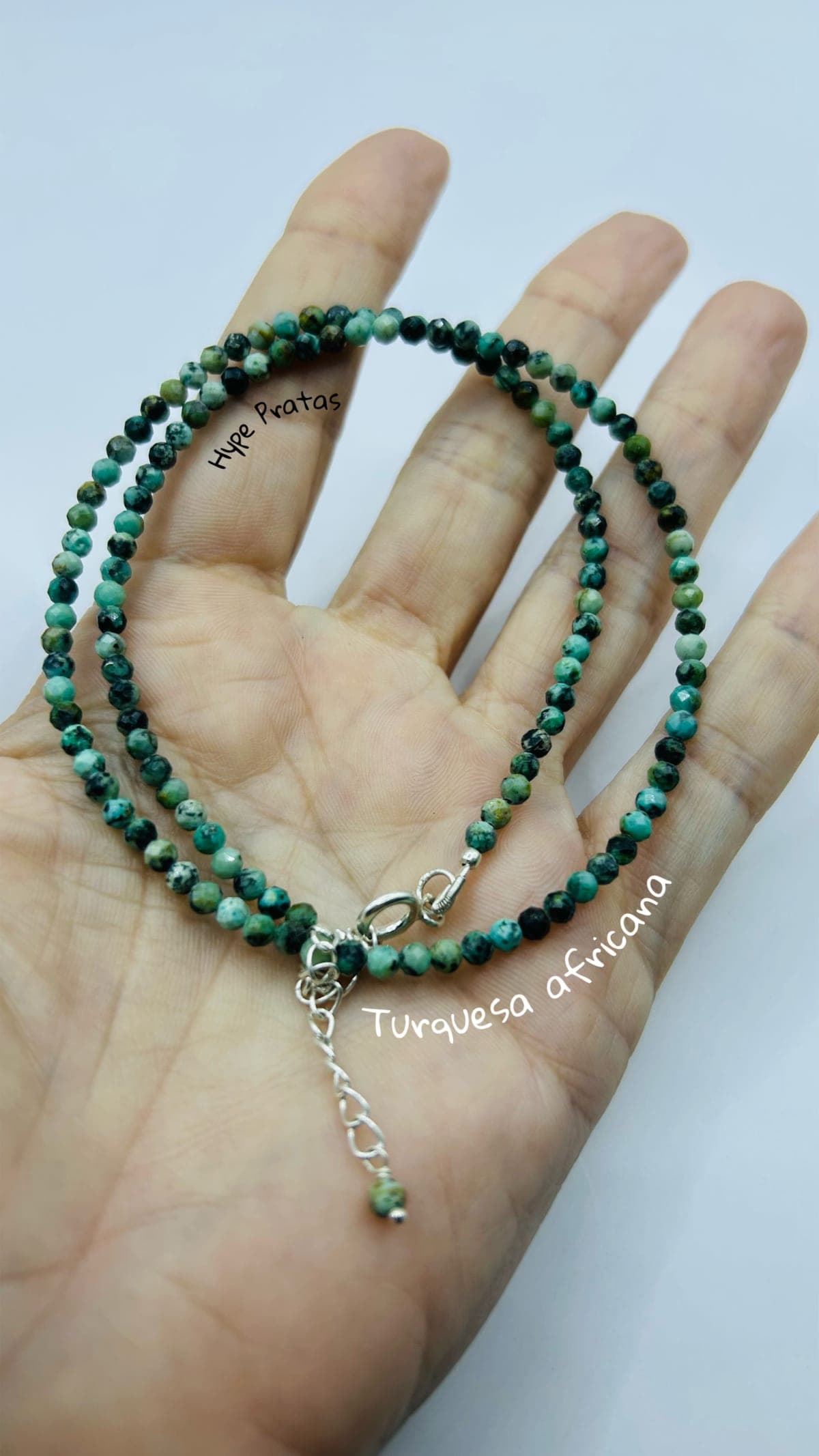 Choker Turquesa Africana