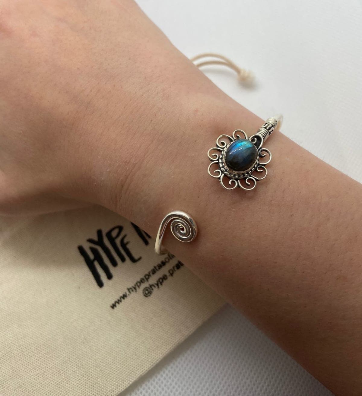 Bracelete Arabesco Labradorita