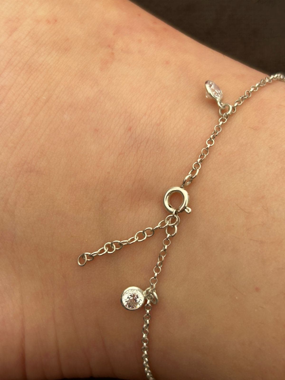 Tornozeleira com Zircônias 23cm + 3cm extensor